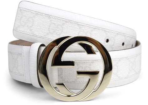 all white men Gucci belt